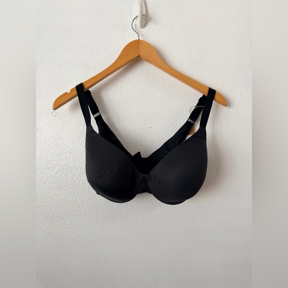 SKIMS Smoothing Intimates Full Coverage Lightly Lined Bra Black Onyx Sz  32DD